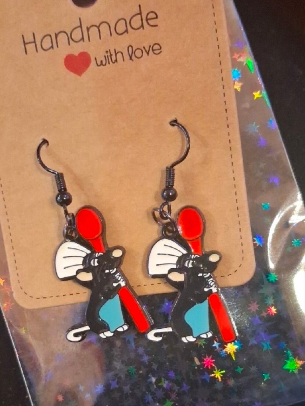 $8 Each Or Bundle 5/$20 Handmade Ratatouille Inspired Kids Earrings